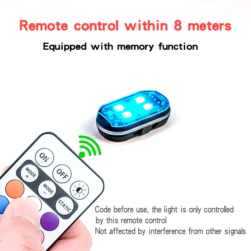 Bezprzewodowe światła LED do auta