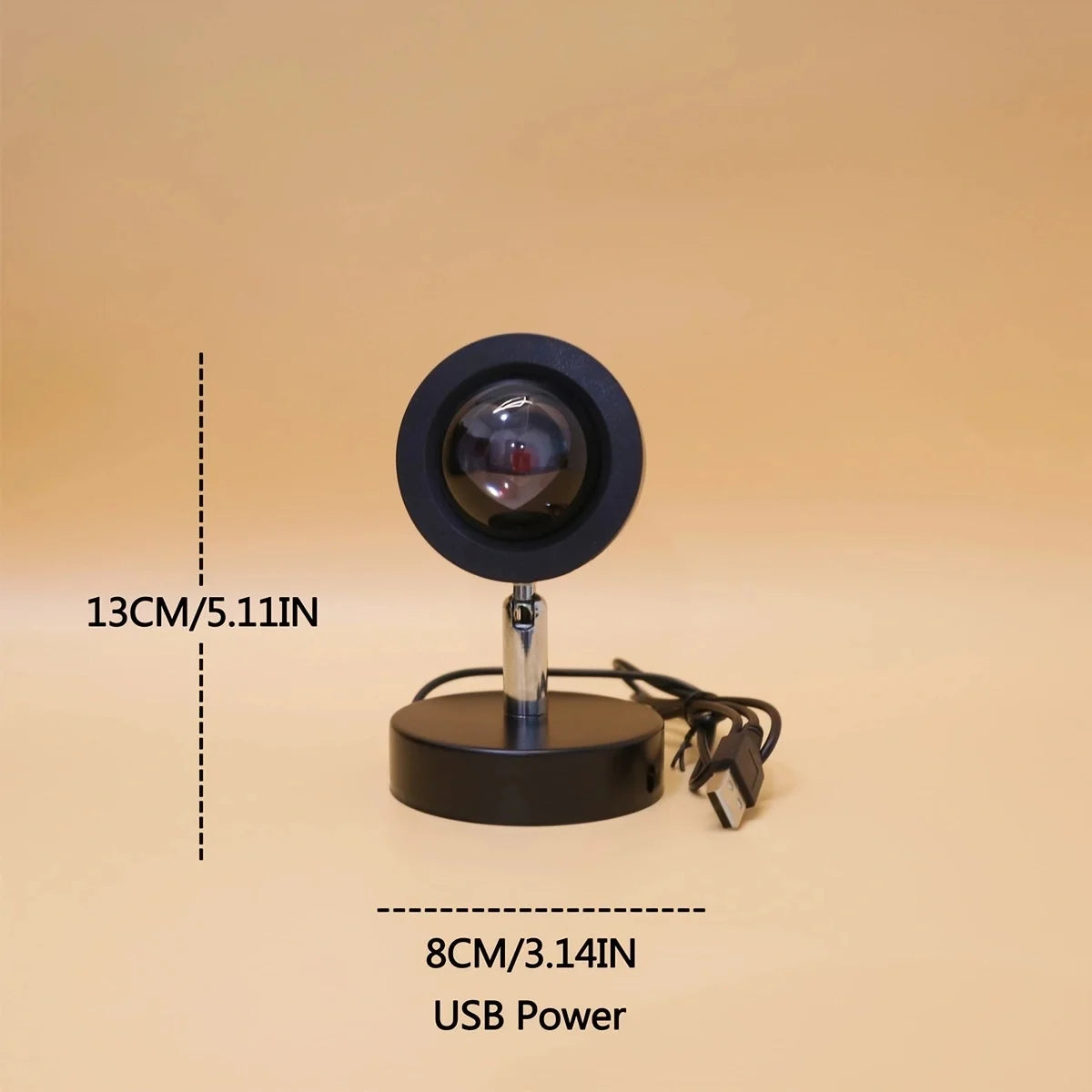 Projektor LED w Kształcie Serca – USB